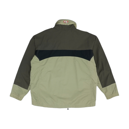 Green Solid Rain Jacket
