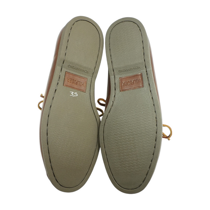 Brown Lace-Up Casual Shoes