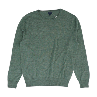 Green Solid Pullover Sweater