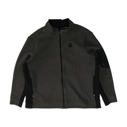 Gray Color Block Jacket