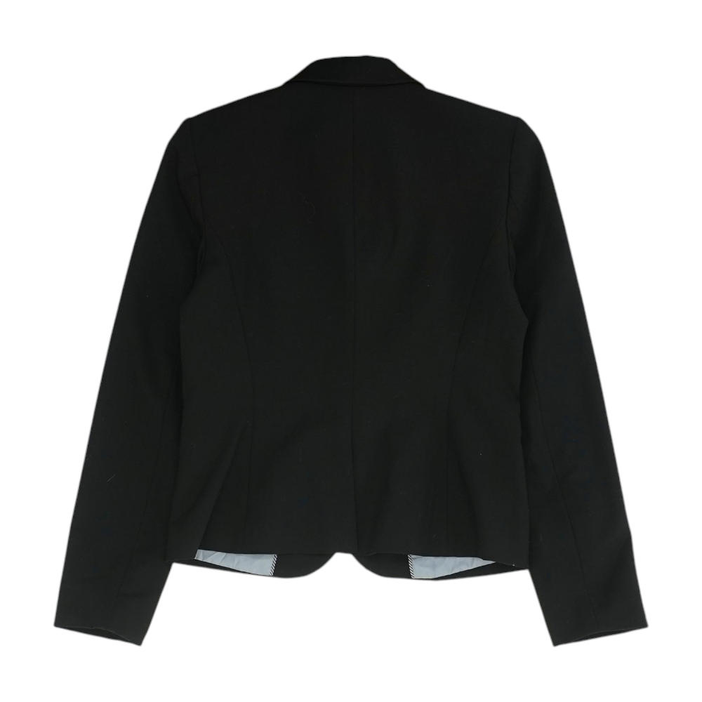 Black Solid Blazer