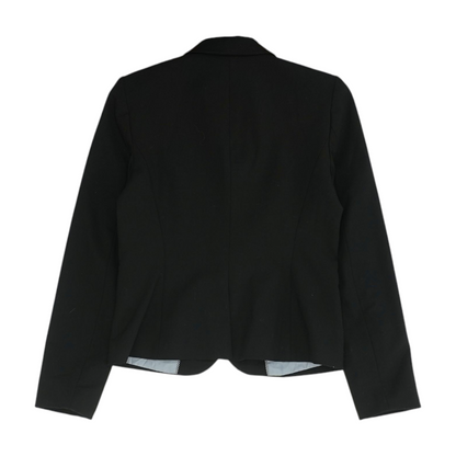 Black Solid Blazer