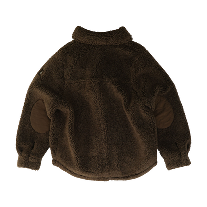 Brown Solid Jacket