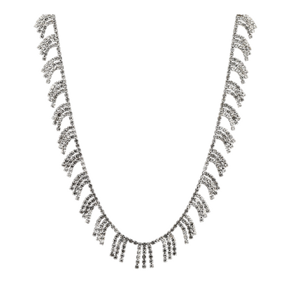 Costume Cubic Zirconia Choker Necklace