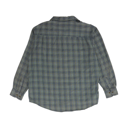 Gray Check Long Sleeve Button Down