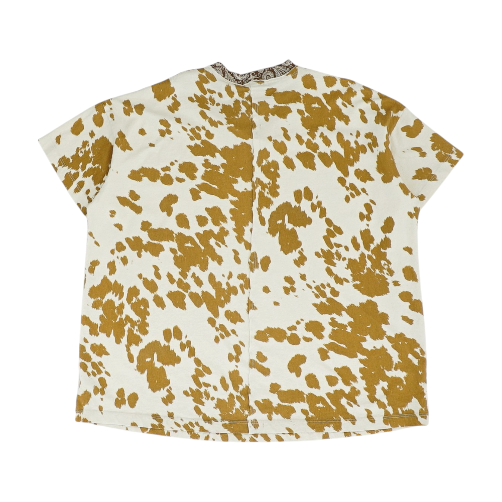 Ragabond Studio Beige Animal Print T-Shirt – Image 2