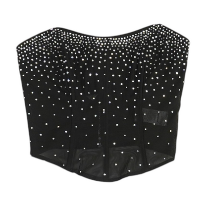 Black Cropped Blouse