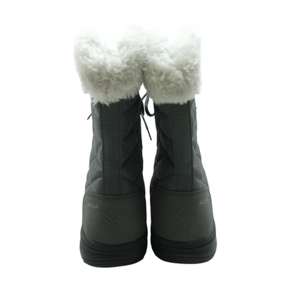 Gray Knee-High Boots
