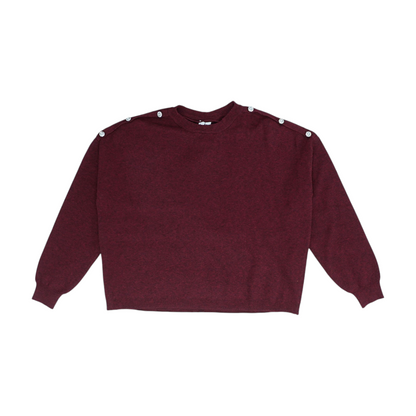 Burgundy Pullover Sweater