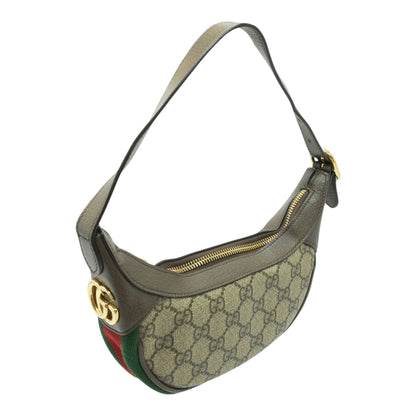 Ophidia Small Shoulder Bag in GG Monogram Coated Canvas
