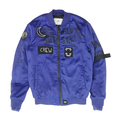 Blue Graphic Jacket