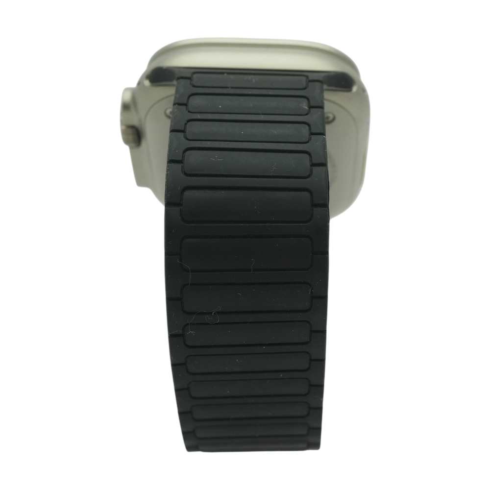49mm Ultra Titanium Smartwatch Black Band M/L