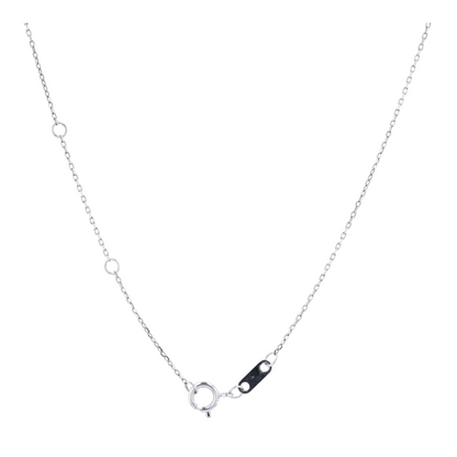 1/2 ctw 10K White Gold Diamond Pendant Necklace
