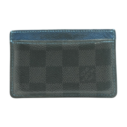 Card Holder in Damier Graphite