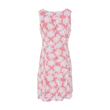 Coral Floral Mini Dress