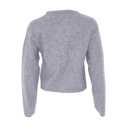 Gray Cardigan Sweater