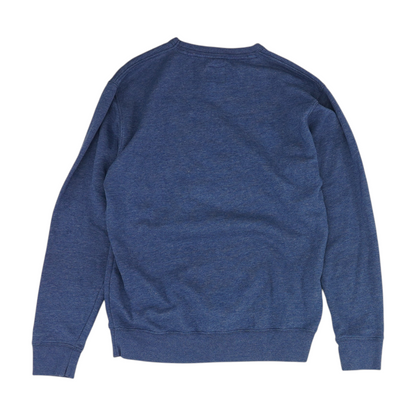 Blue SMU Mustangs Solid Sweatshirt Pullover
