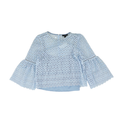 Blue Floral Blouse