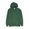 Green Solid Hoodie Pullover