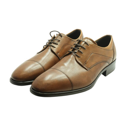 Tan Leather Derby/oxford Dress Shoes