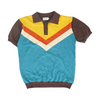 Multi Color Block Short Sleeve Polo