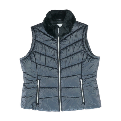 Black Solid Active Vest