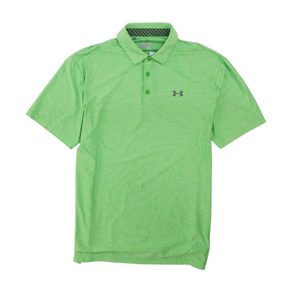 Green Solid Short Sleeve Polo