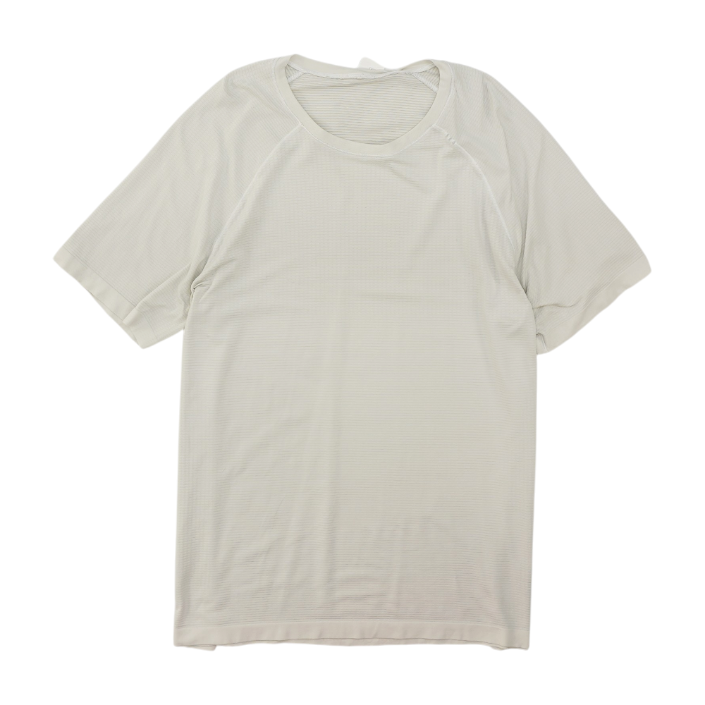 White Solid Active T-Shirt