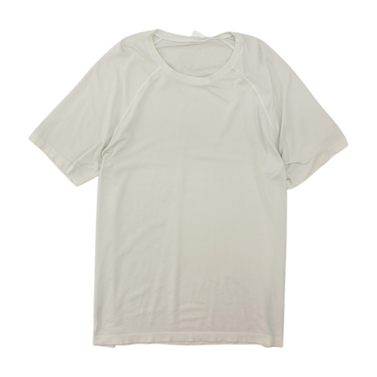 White Solid Active T-Shirt