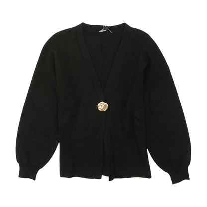 Black Cardigan Sweater