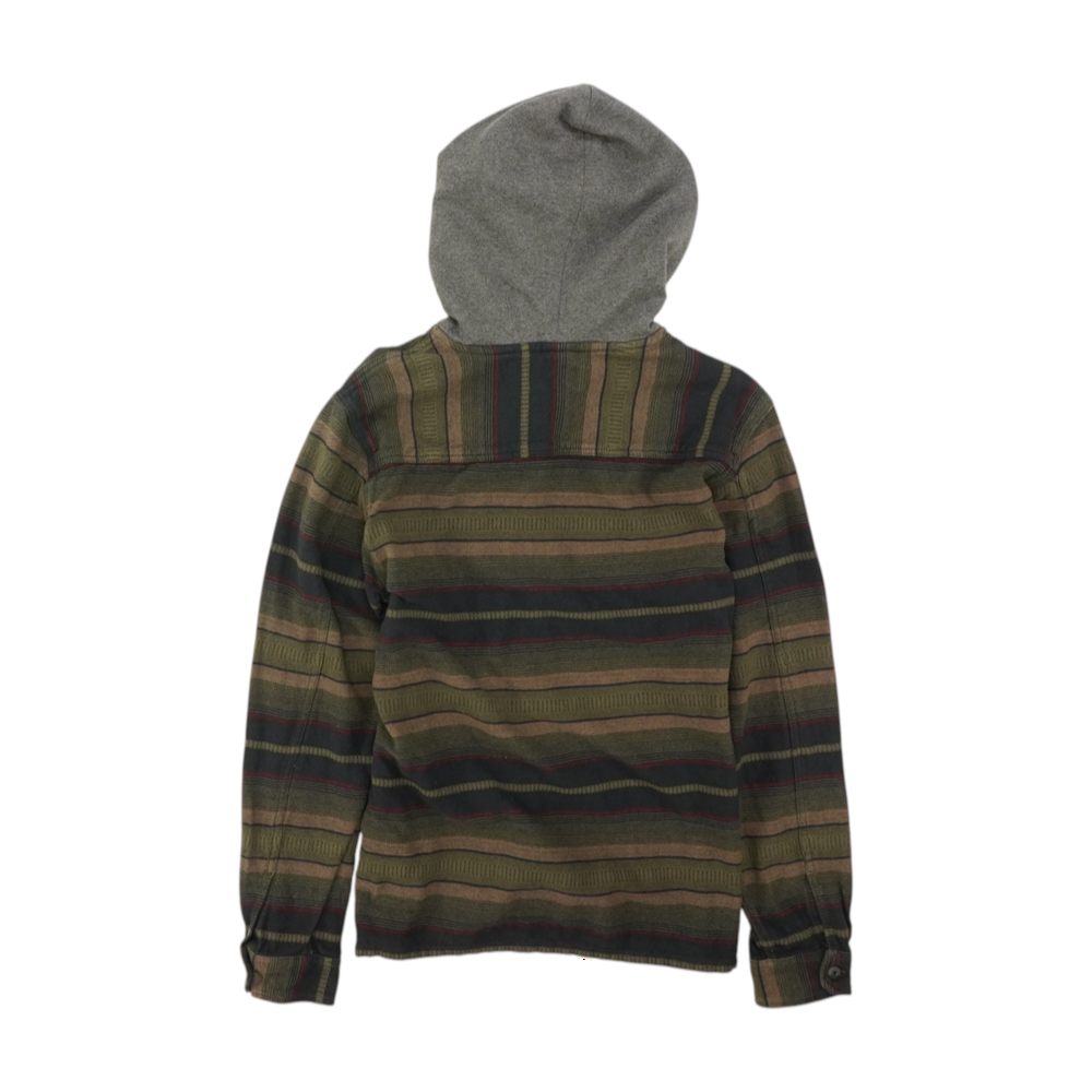 Multi Striped Flannel Button Down