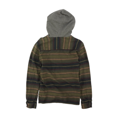 Multi Striped Flannel Button Down