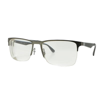 Gunmetal RB 6335 Browline Prescription Eyewear