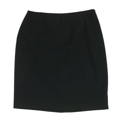 Black Solid Mini Skirt
