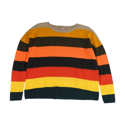 Multi Striped Crewneck Sweater