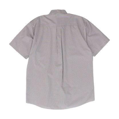 Multi Check Short Sleeve Button Down