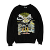 Black Solid Sweatshirt Pullover