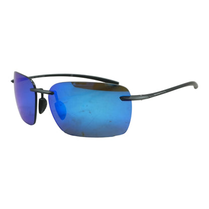 Black Huron Oval Sunglasses