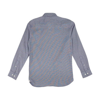 Blue Print Long Sleeve Button Down