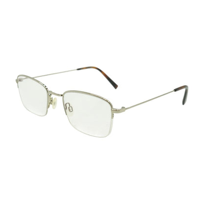 Silver Armando M Square Unknown Prescription Eyeglasses