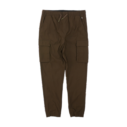 Brown Tapered Pants