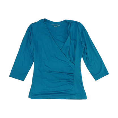 Teal Petite Blouse