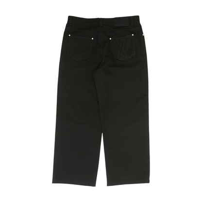 2025 Collection By Pharrell Williams LV Embroidered Pocket Relaxed-Fit Jean