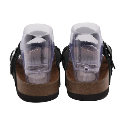 Black Flat Sandals