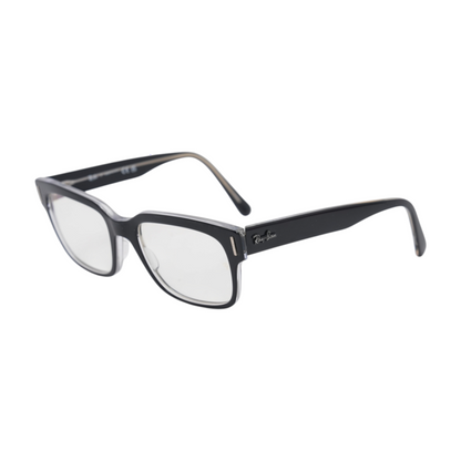 Black Jeffrey Square Prescription Eyewear