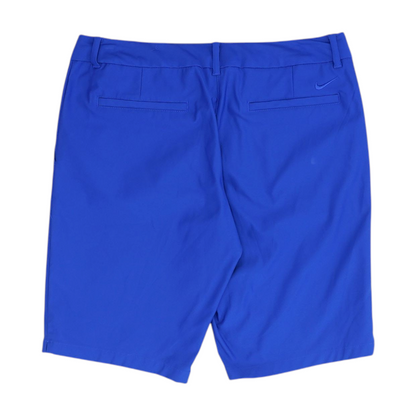 Blue Solid Active Shorts
