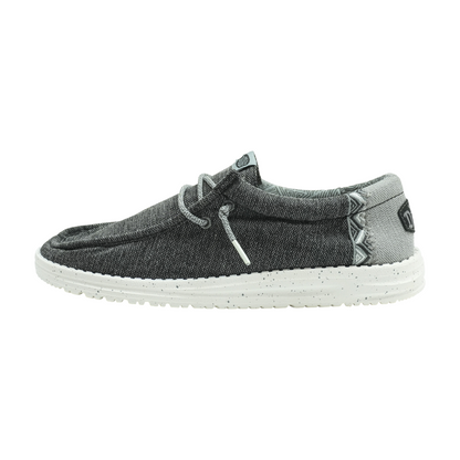 Charcoal Lace-Up Casual Shoes