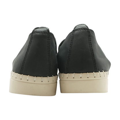 Black Slip-On Flats
