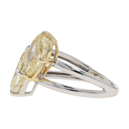 14K White Gold Lab Grown Diamond Statement Ring