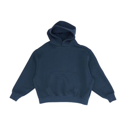 Charcoal Solid Hoodie Pullover